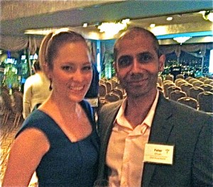 Peter and Nina Khan of the Elite Show Band at the WeddingWire Networking Event